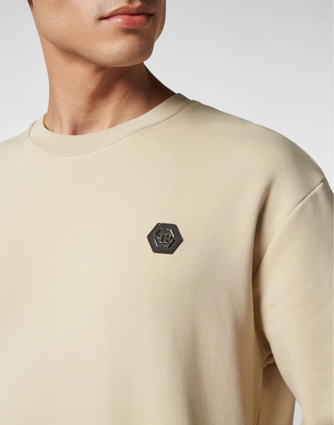 Sweatshirt LS Skull&Bones, цвет: Бежевый