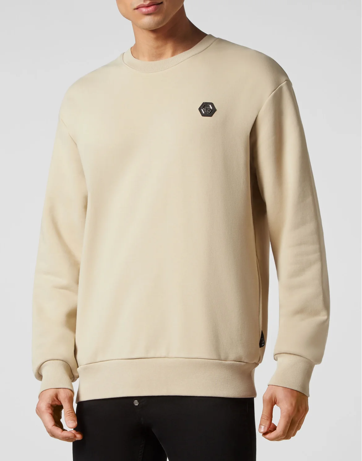 Sweatshirt LS Skull&Bones, цвет: Бежевый