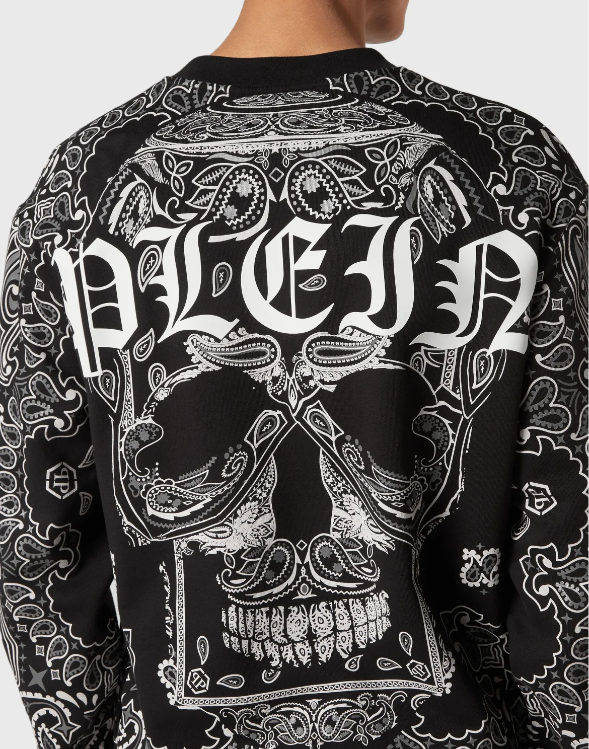 Sweatshirt LS Paisley Bandana, цвет: Черный