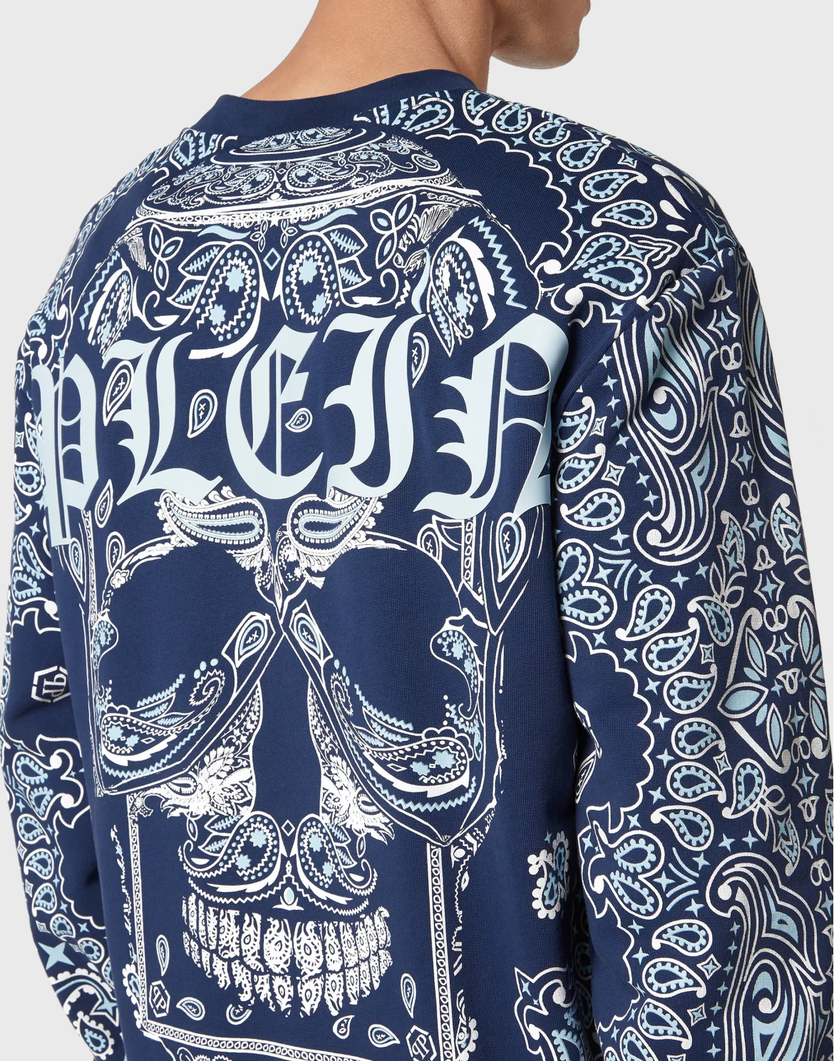 Sweatshirt LS Paisley Bandana, цвет: Синий