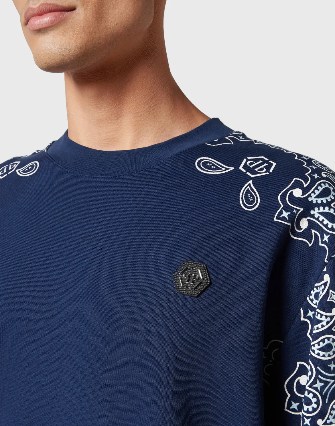 Sweatshirt LS Paisley Bandana, цвет: Синий