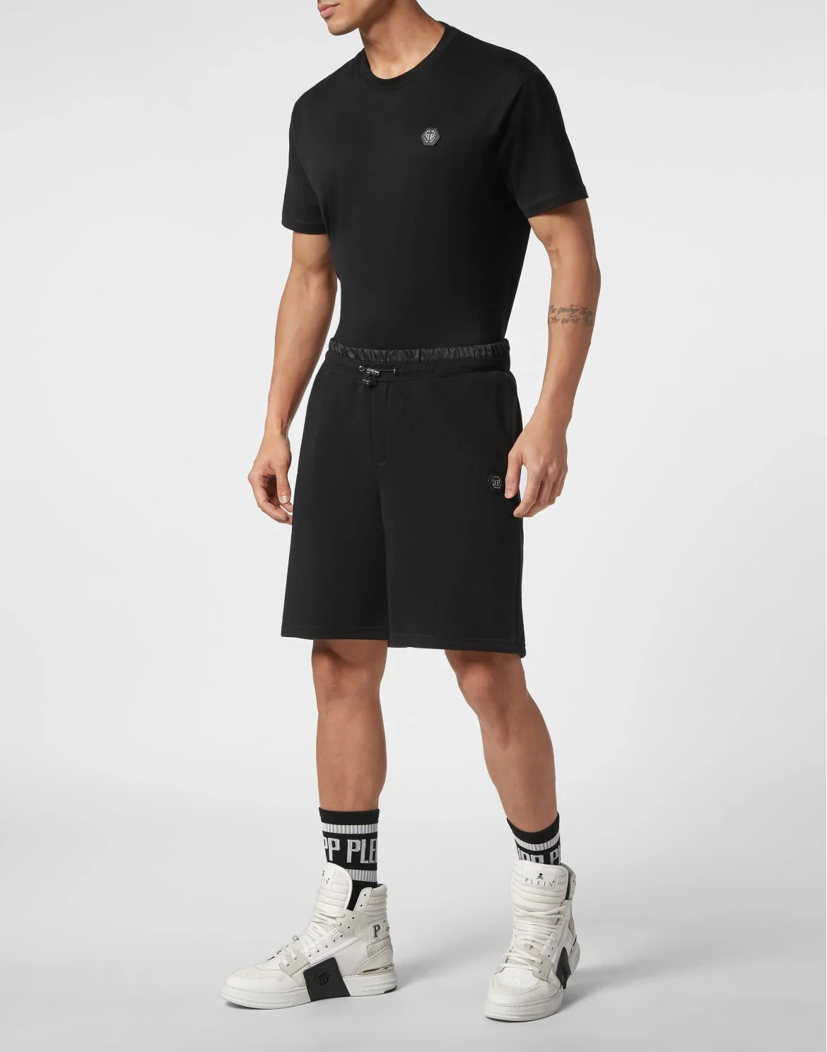 Jogging Shorts Hexagon, цвет: Черный