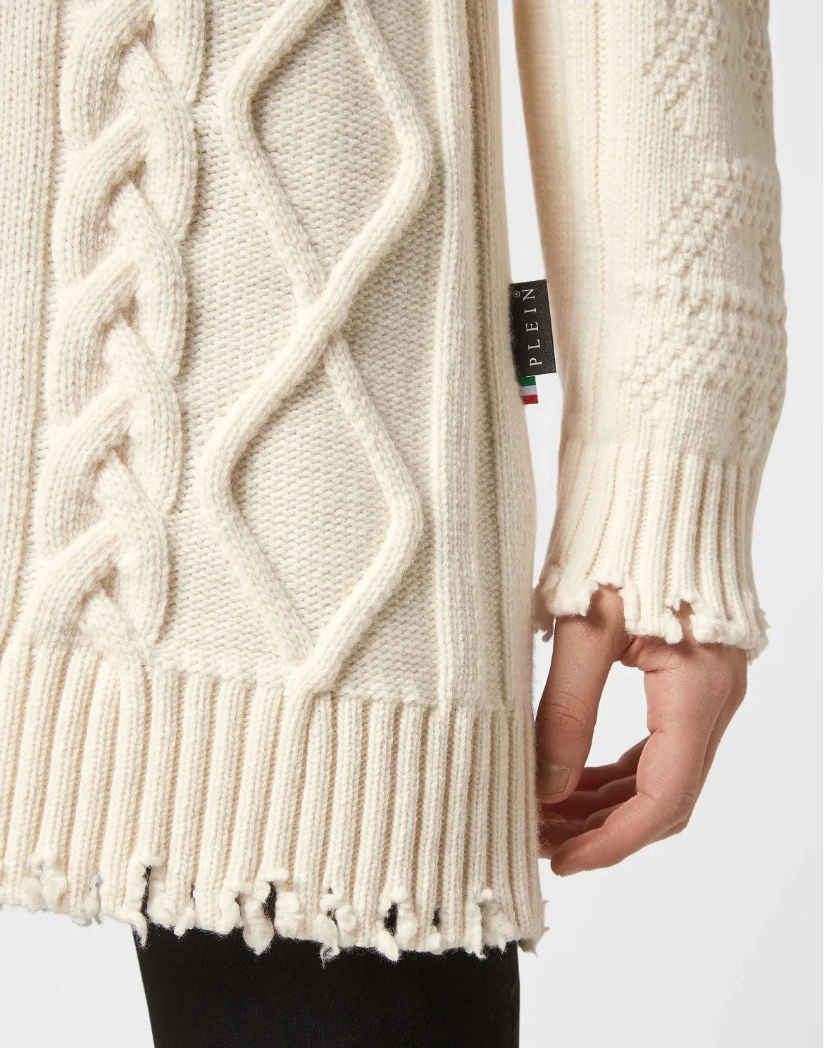 Lambswool Cardigan Skull&Bones, цвет: Белый