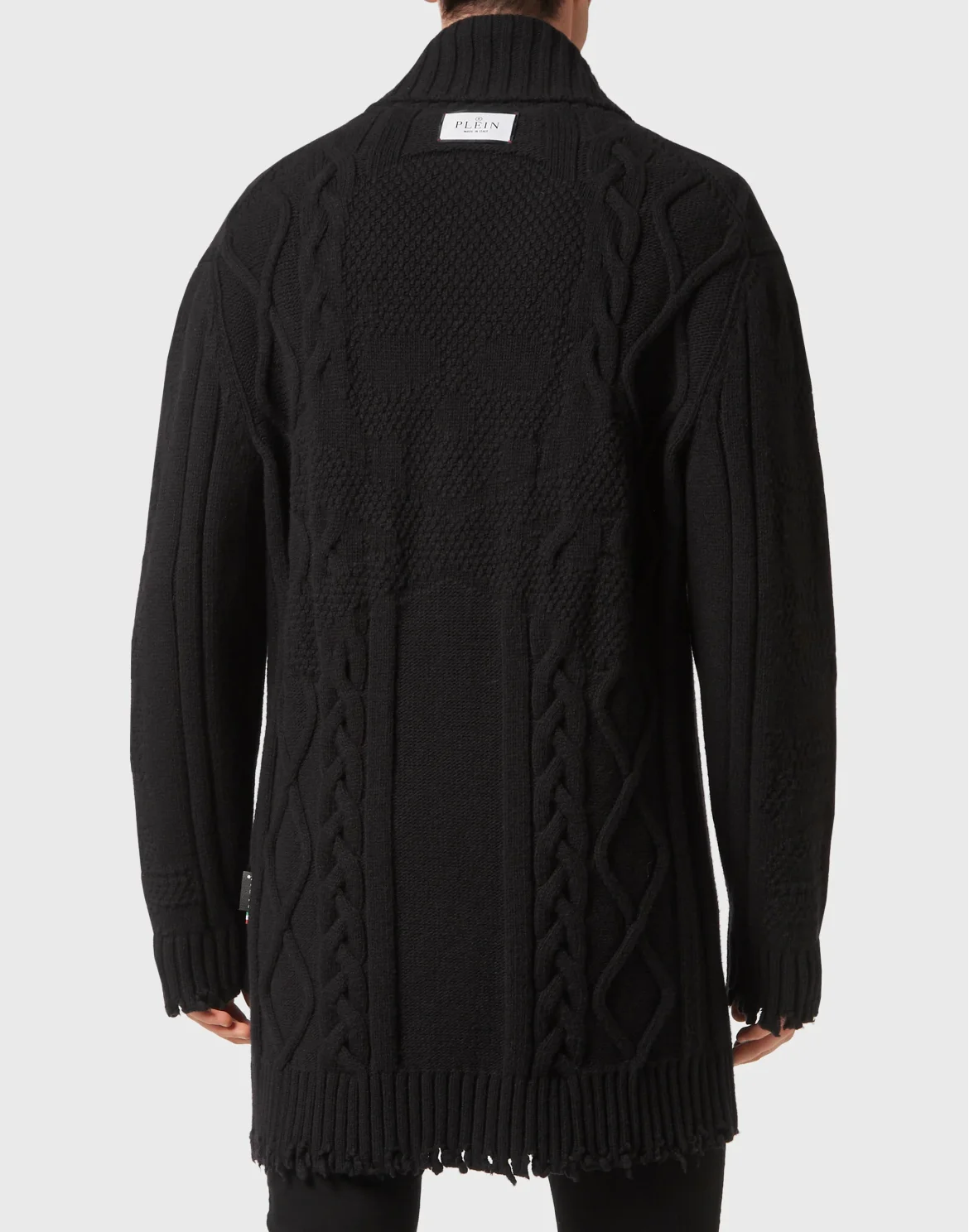 Lambswool Cardigan Skull&Bones, цвет: Черный