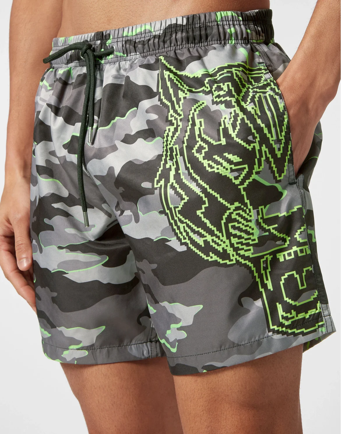 Swim-Trunks Neon Amazon Edition (Camouflage), цвет: Зеленый