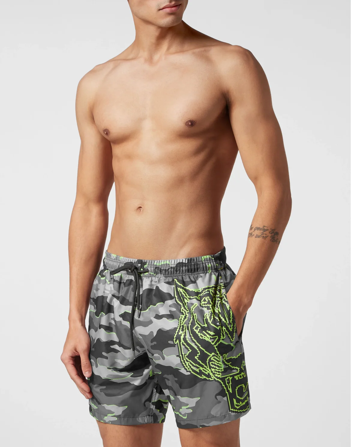 Swim-Trunks Neon Amazon Edition (Camouflage), цвет: Зеленый