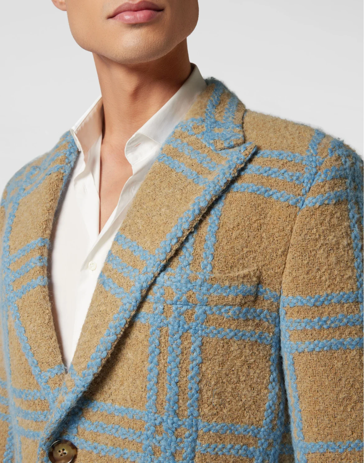 Alpaca Wool Long Coat, цвет: Бежевый