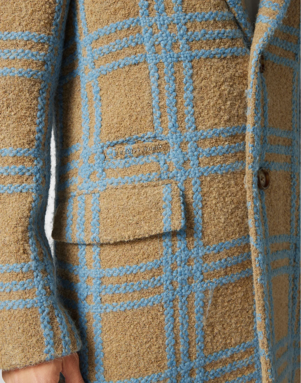 Alpaca Wool Long Coat, цвет: Бежевый