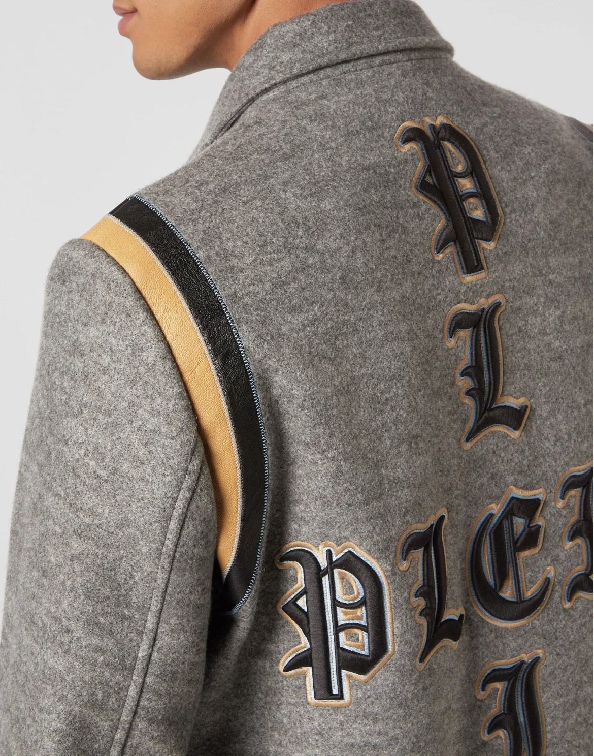Wool Bomber Gothic Plein, цвет: Серый