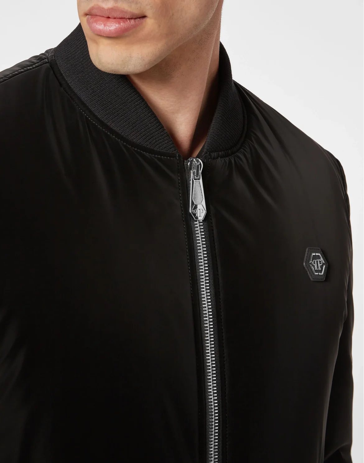 Nylon Bomber Paisley Teddy Bear, цвет: Черный
