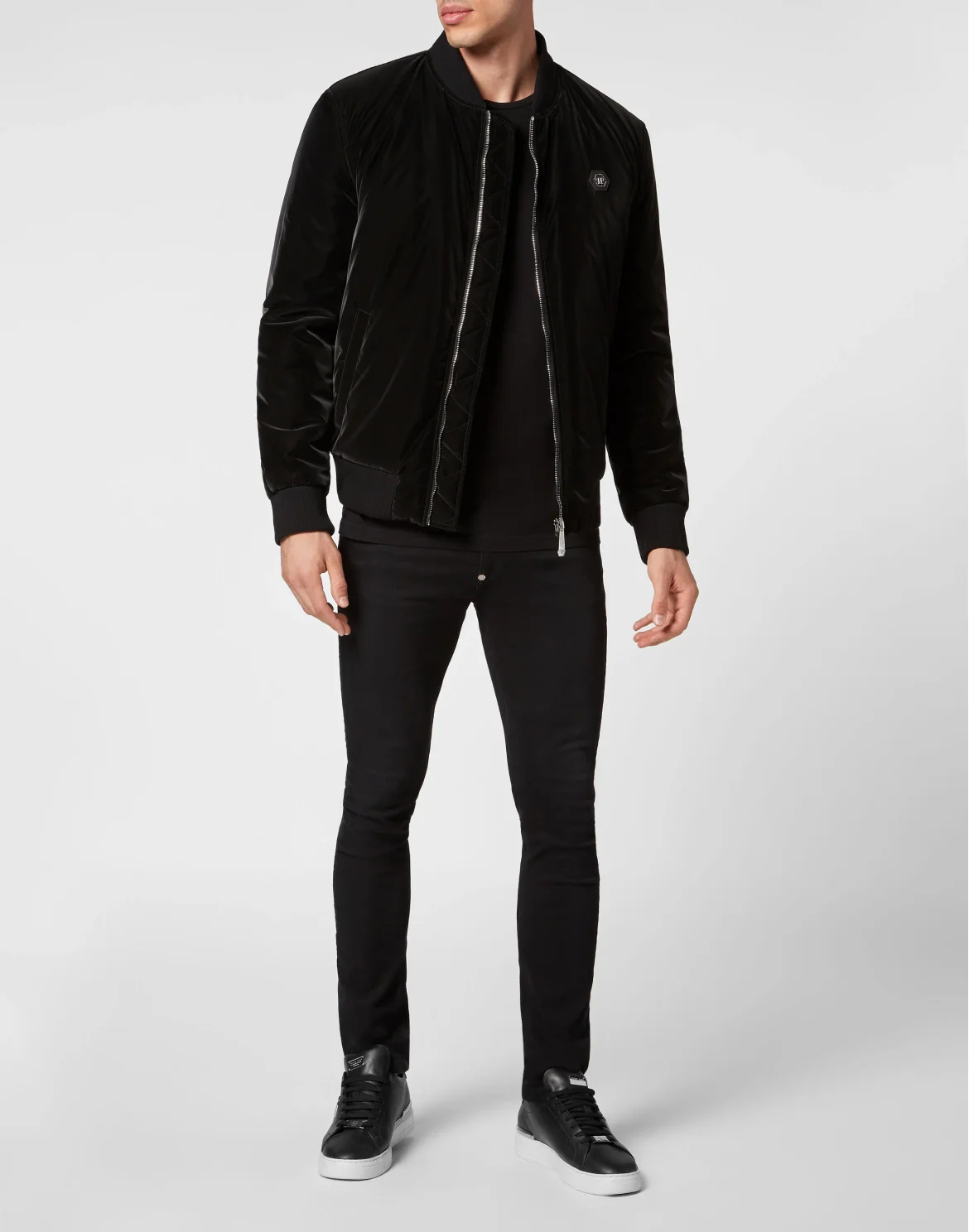 Nylon Bomber, цвет: Черный