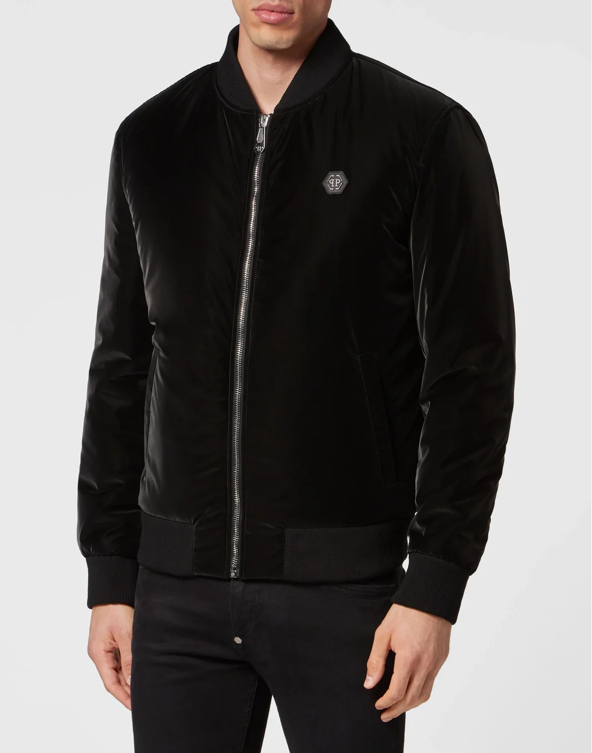 Nylon Bomber, цвет: Черный