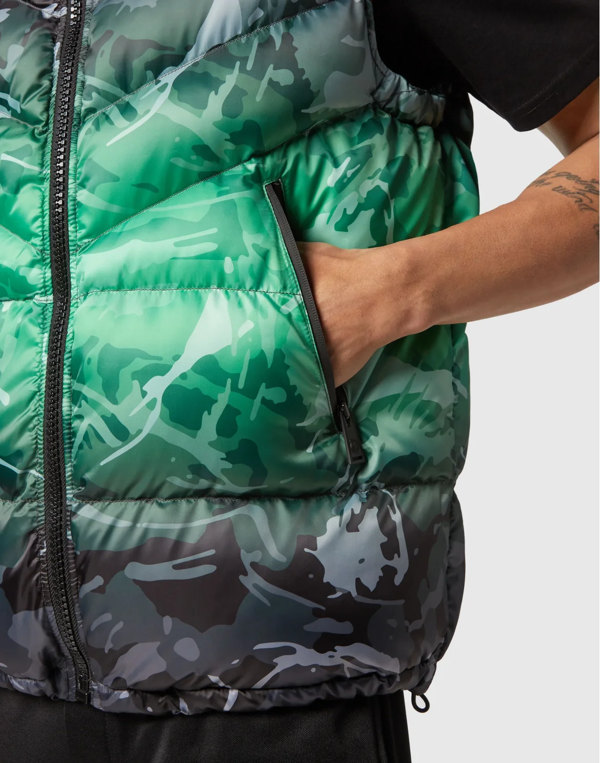 Padded Vest Neon Amazon Edition (Camouflage), цвет: Зеленый