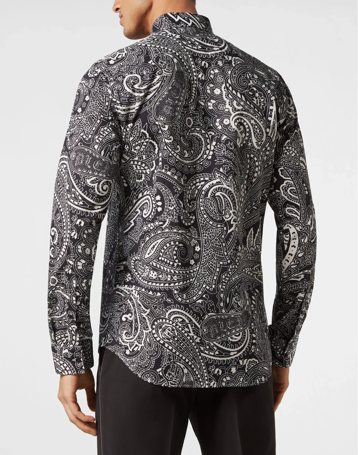 Shirt Sugar Daddy Cut LS Paisley, цвет: Черный
