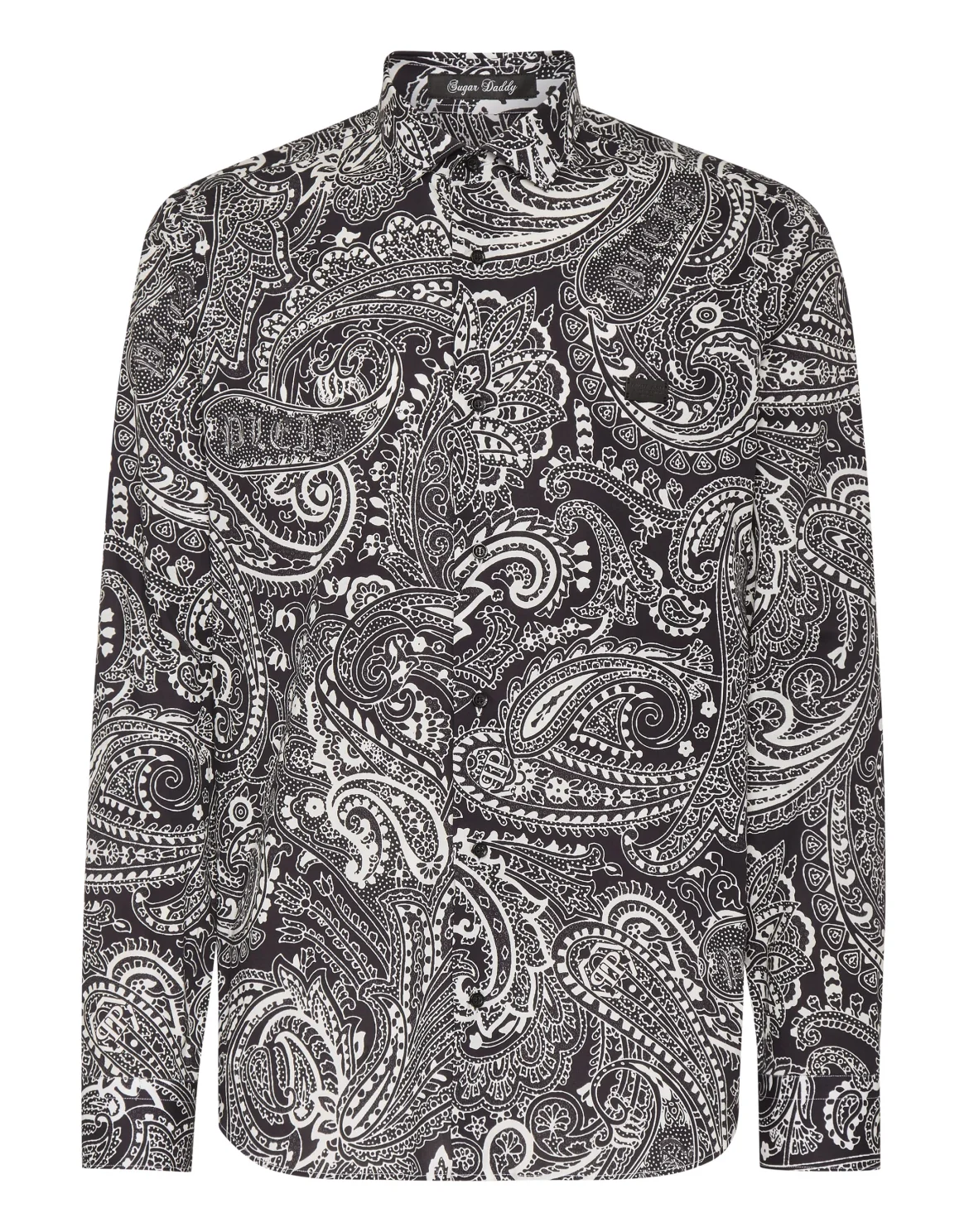 Shirt Sugar Daddy Cut LS Paisley, цвет: Черный