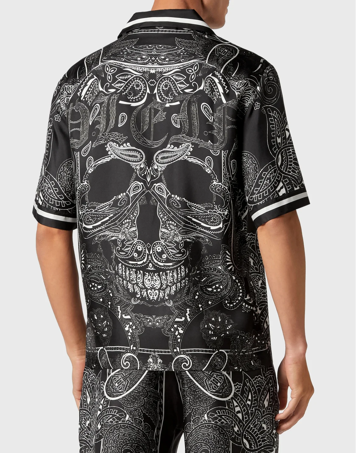 Silk Shirt SS Paisley Foulard, цвет: Черный