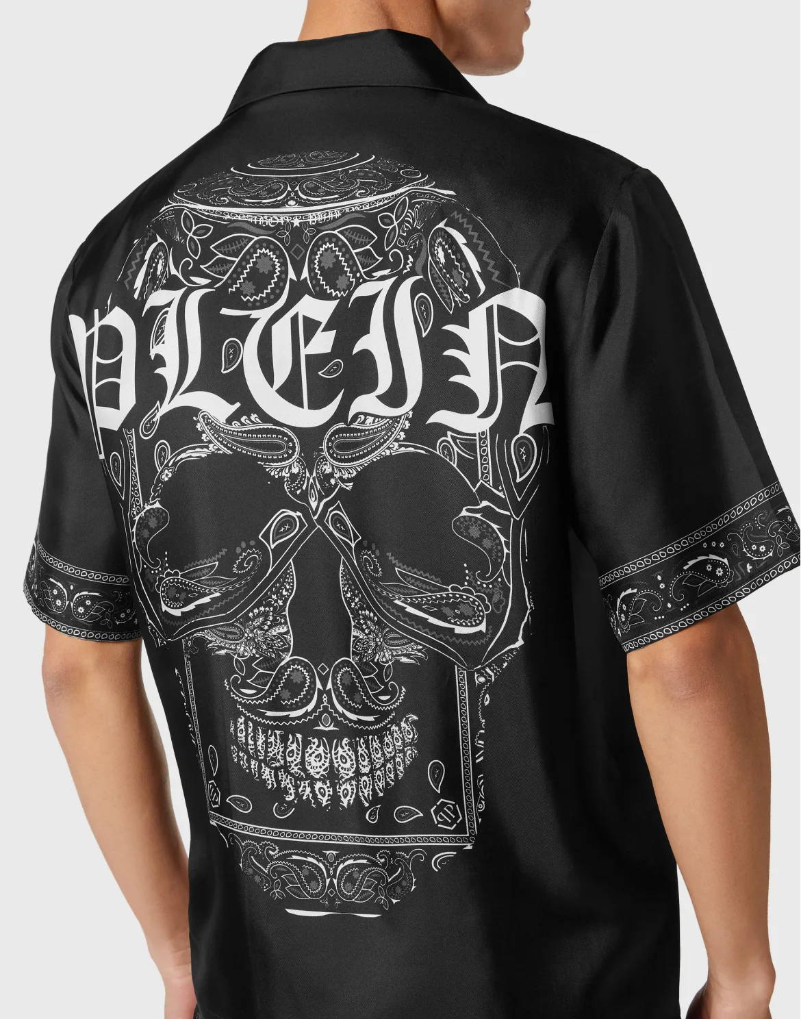 Silk Shirt SS Paisley Bandana, цвет: Черный