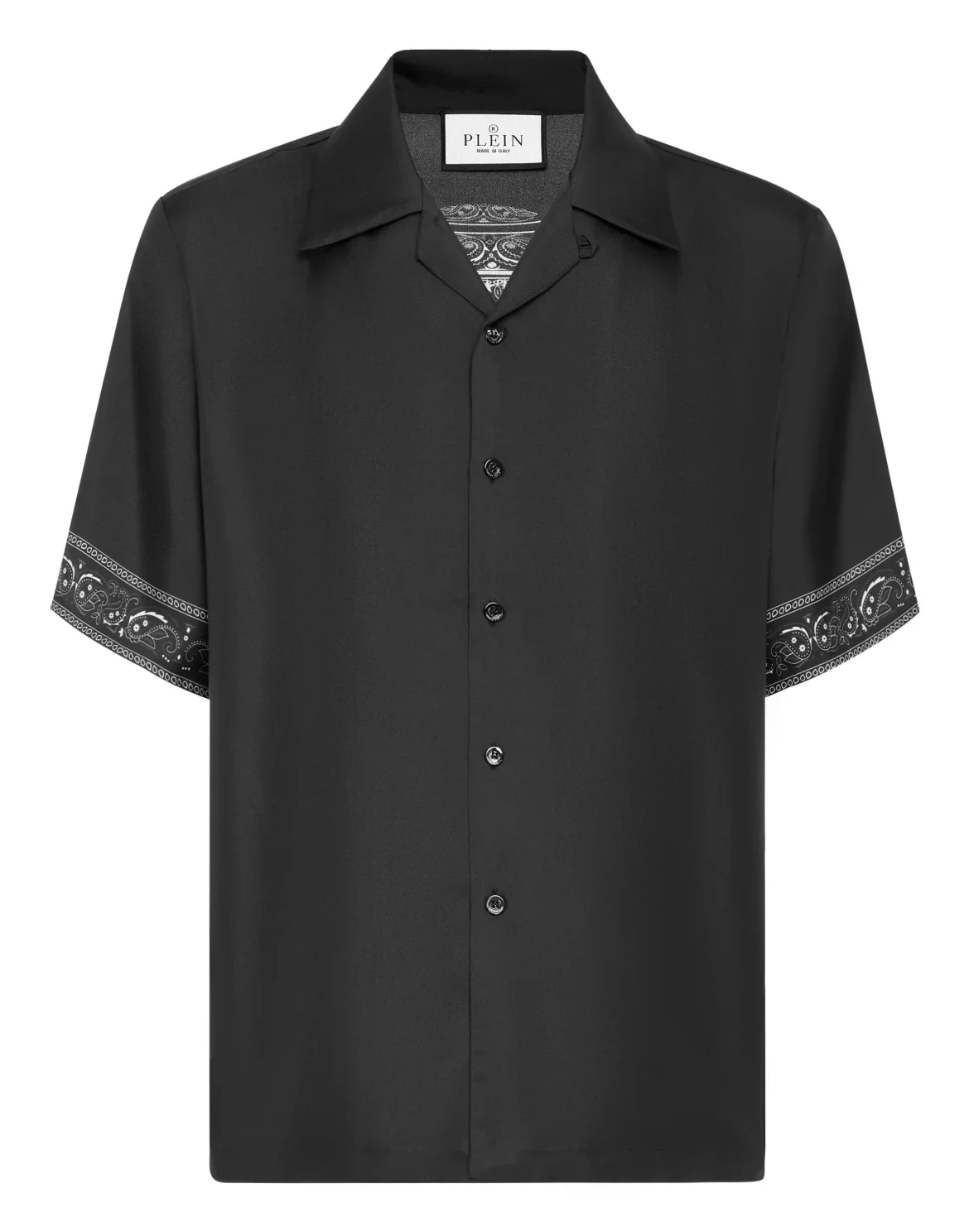 Silk Shirt SS Paisley Bandana, цвет: Черный