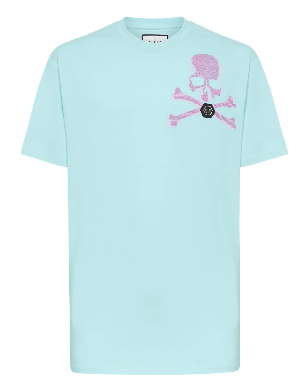 T-shirt Round Neck SS Skull&Bones, цвет: Голубой