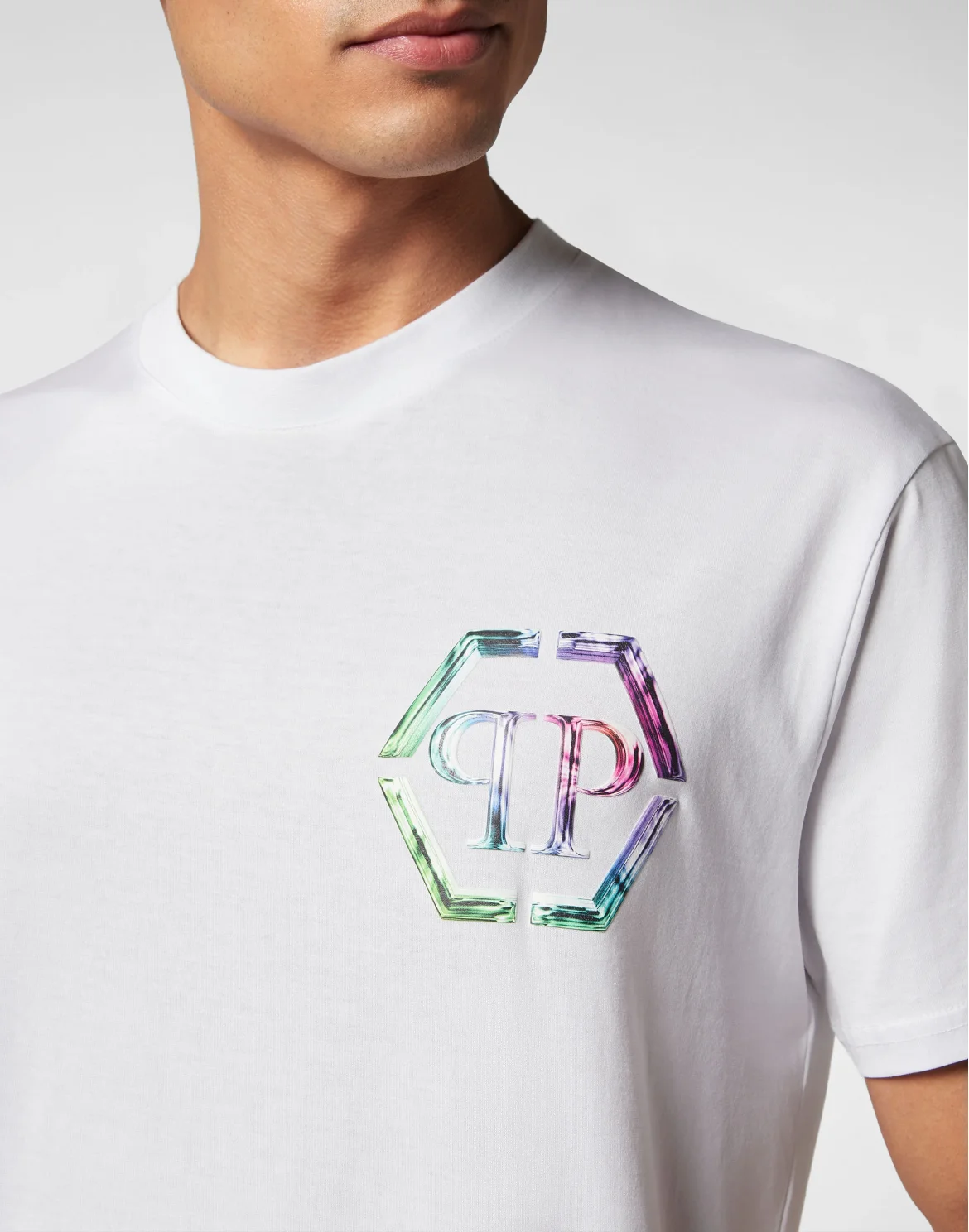 T-shirt Round Neck SS PP Glass, цвет: Белый