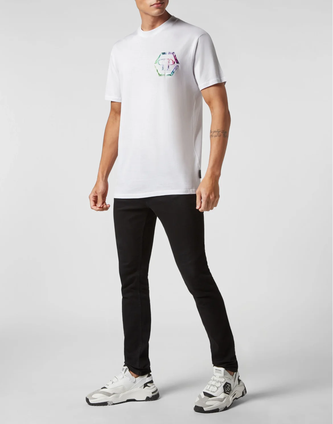 T-shirt Round Neck SS PP Glass, цвет: Белый