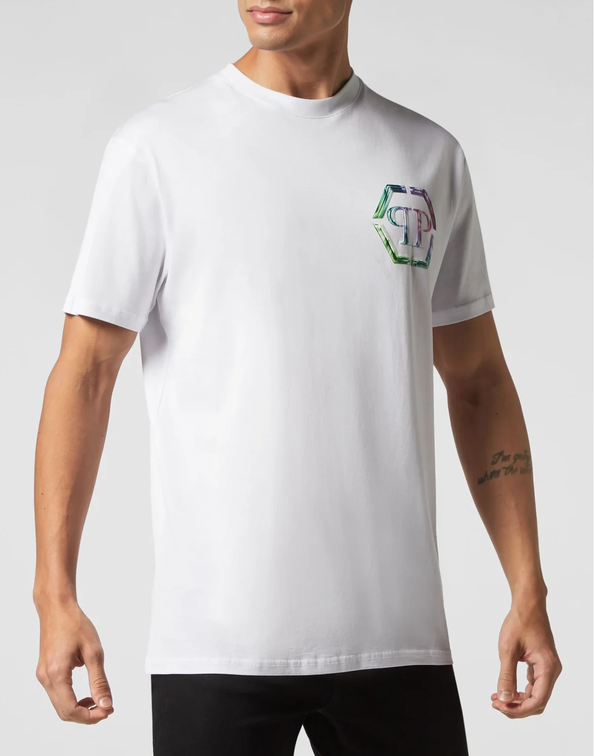 T-shirt Round Neck SS PP Glass, цвет: Белый