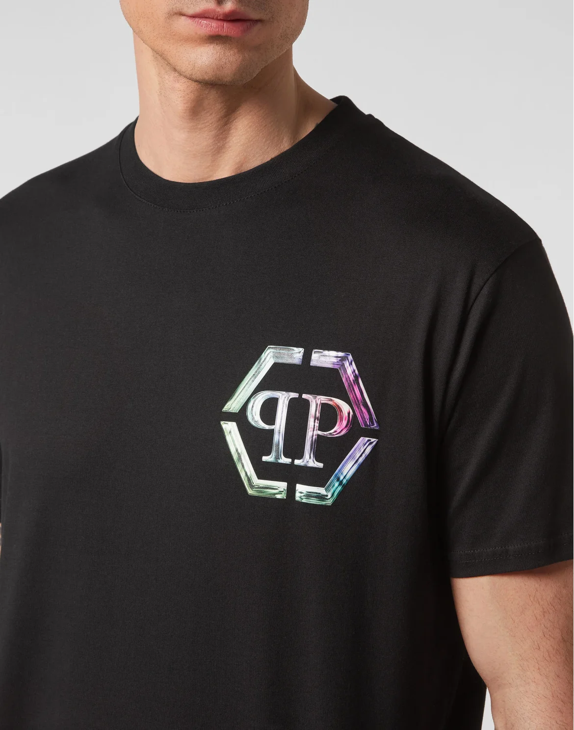 T-shirt Round Neck SS PP Glass, цвет: Черный