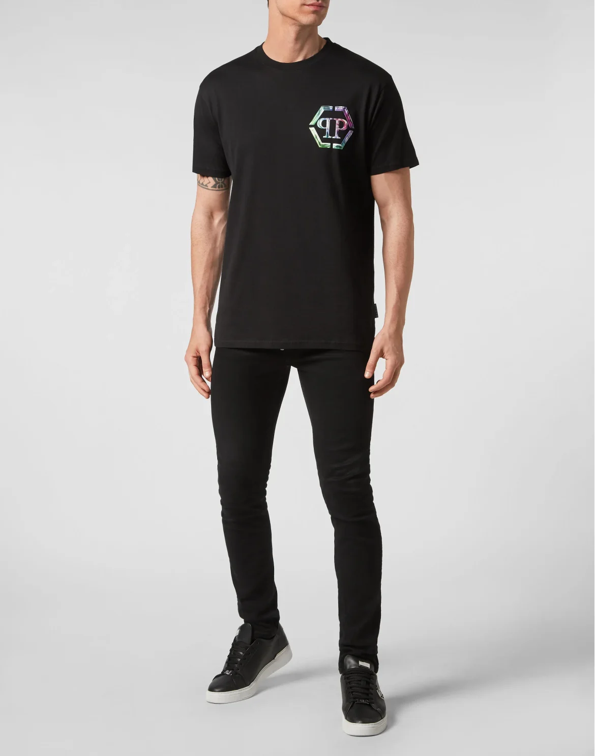 T-shirt Round Neck SS PP Glass, цвет: Черный
