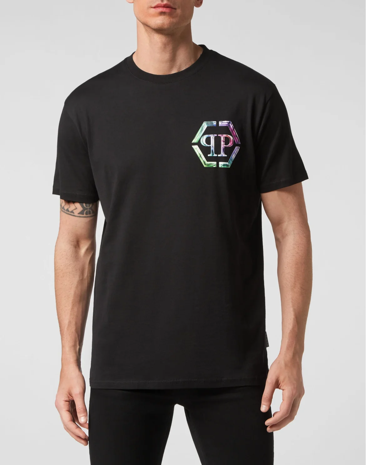 T-shirt Round Neck SS PP Glass, цвет: Черный
