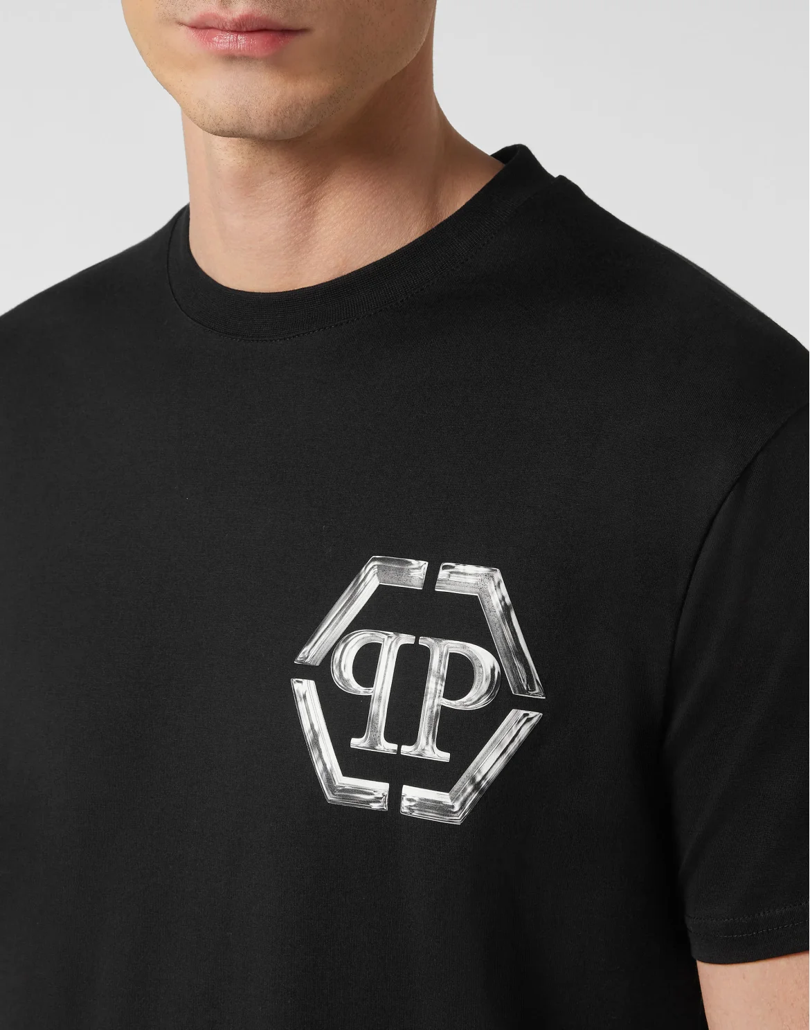 T-shirt Round Neck SS PP Glass, цвет: Черный