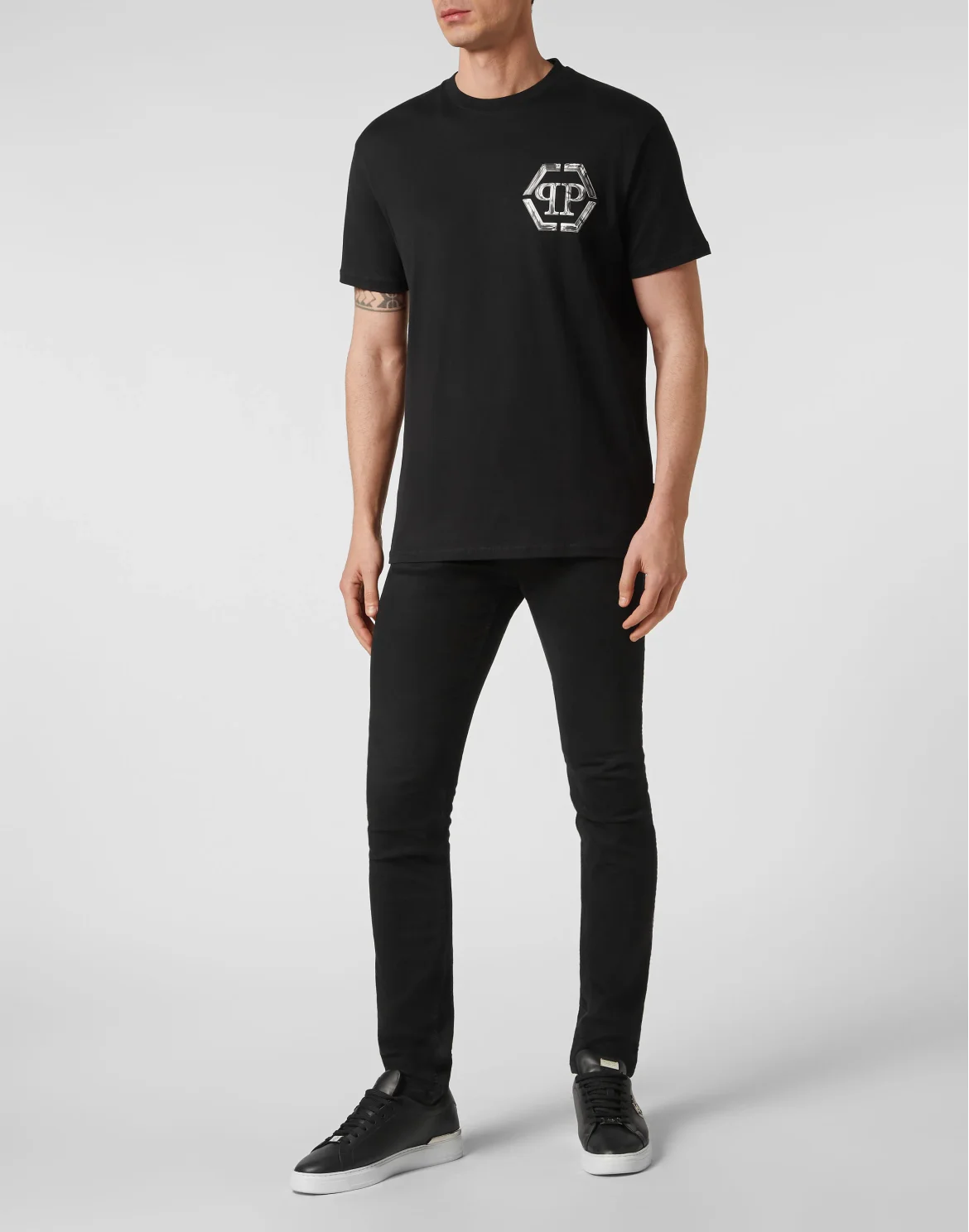T-shirt Round Neck SS PP Glass, цвет: Черный