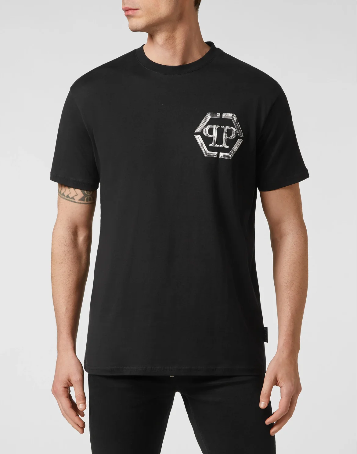 T-shirt Round Neck SS PP Glass, цвет: Черный