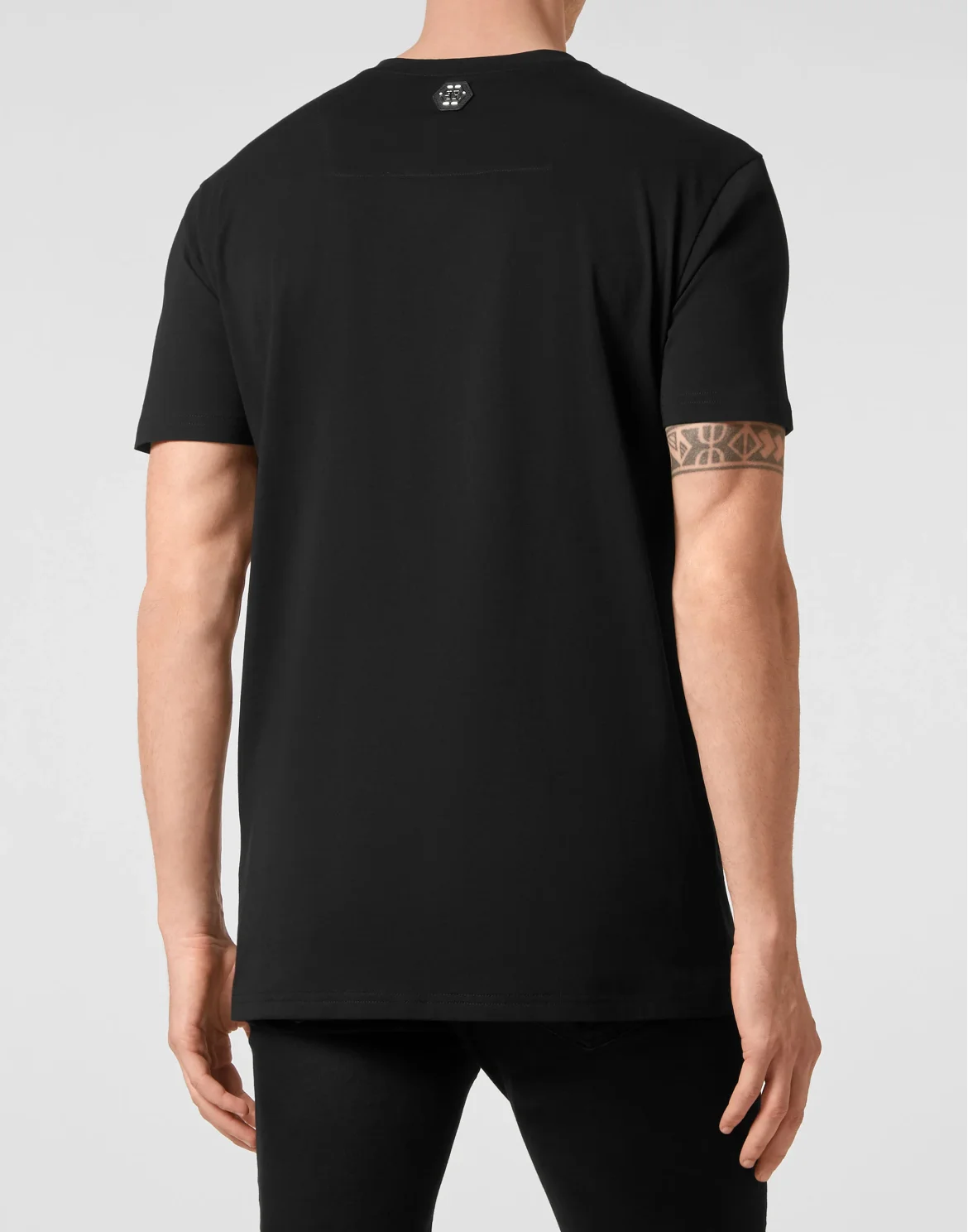 T-shirt Round Neck SS Paisley Skull, цвет: Черный