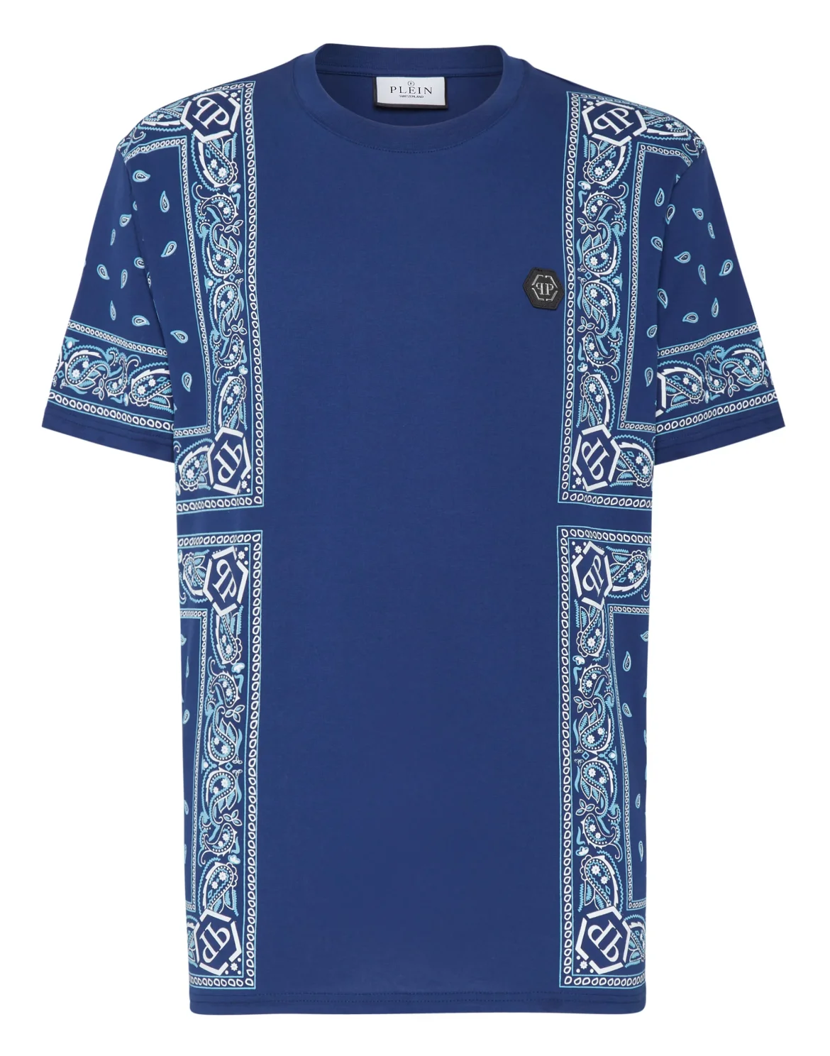 T-shirt Round Neck SS Paisley Bandana, цвет: Синий