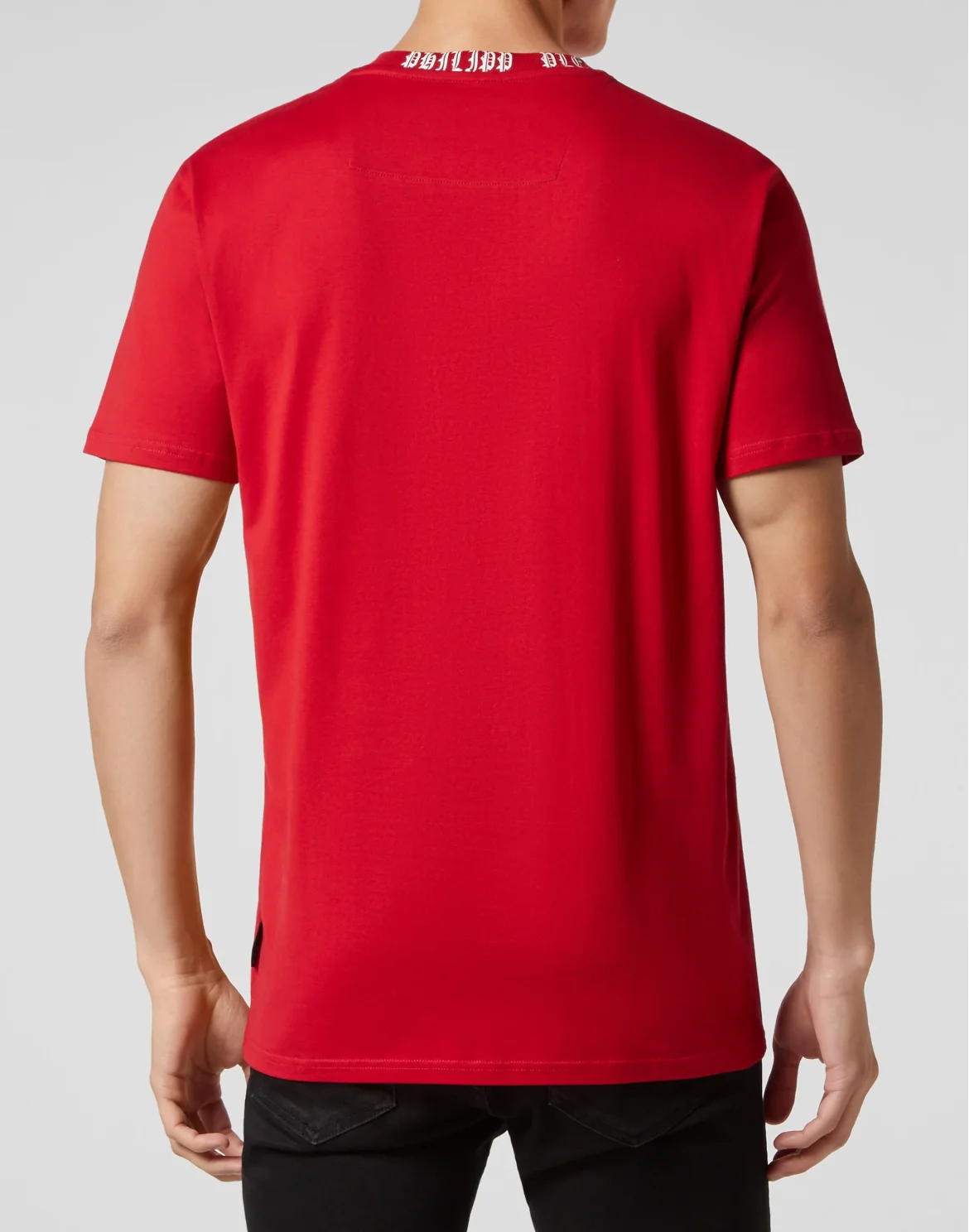 T-shirt Round Neck SS Gothic Plein, цвет: Красный