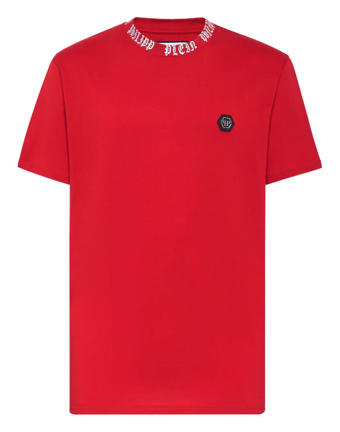 T-shirt Round Neck SS Gothic Plein, цвет: Красный