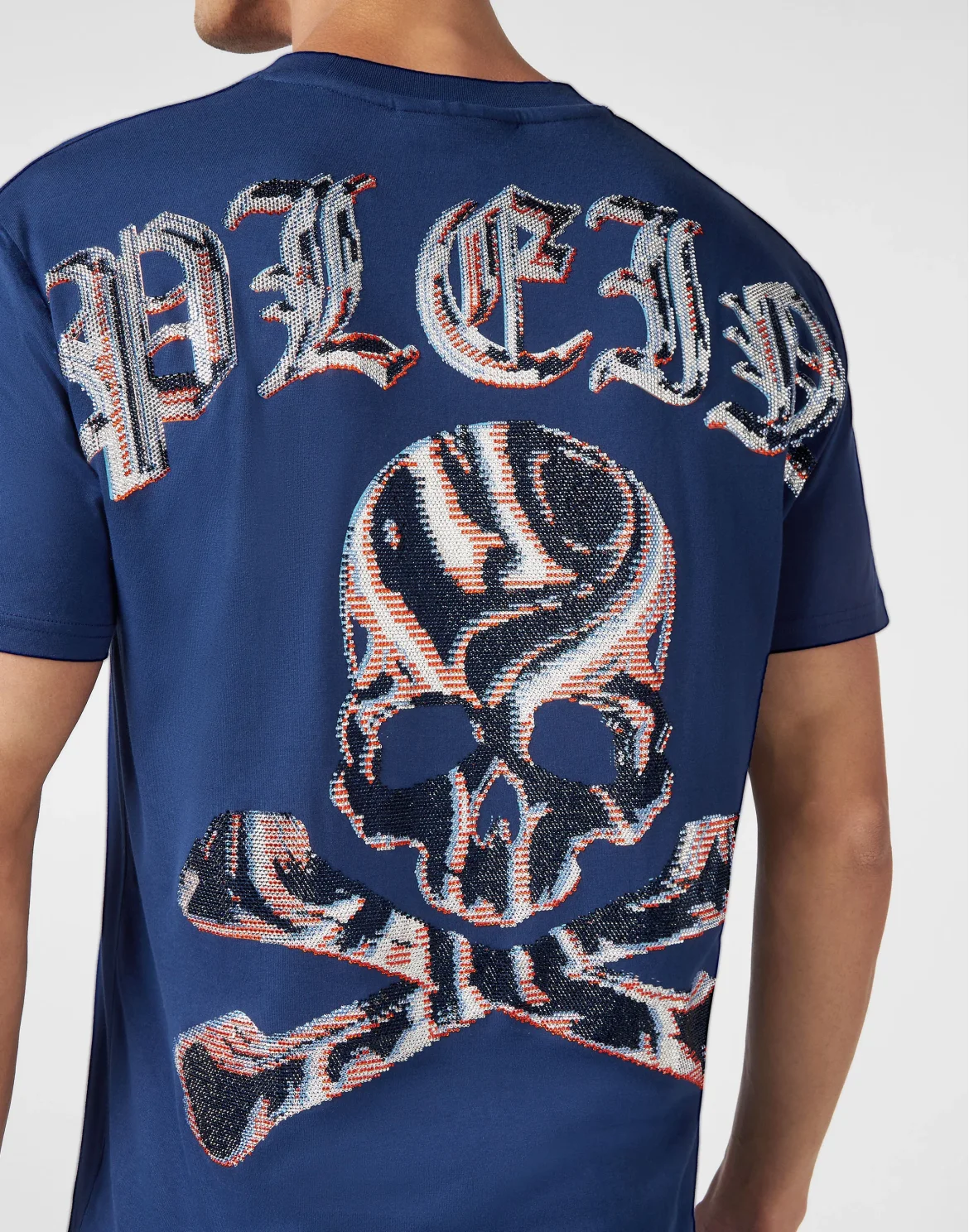 T-shirt Round Neck SS Skull&Bones, цвет: Синий