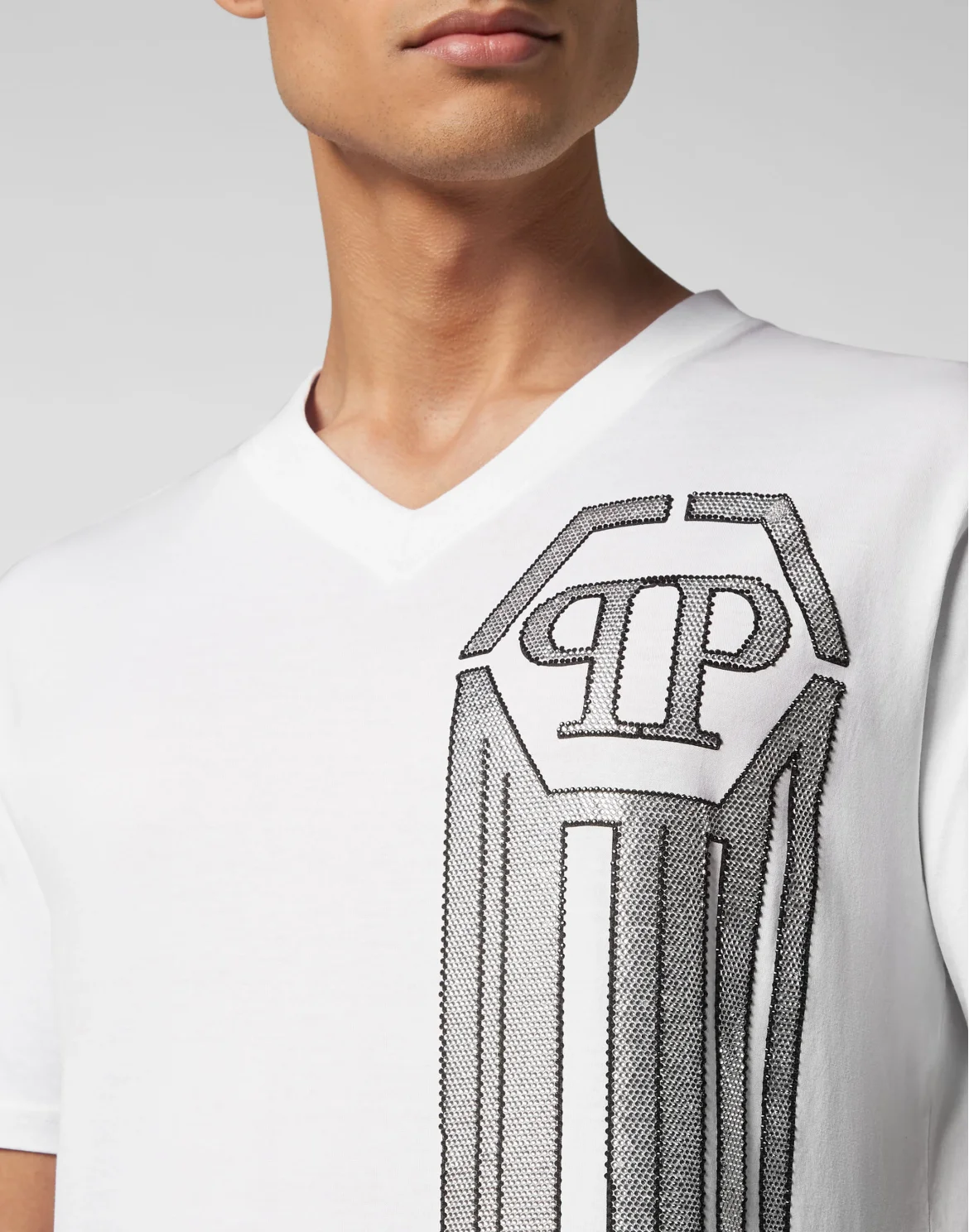 T-shirt Round Neck SS Hexagon, цвет: Белый