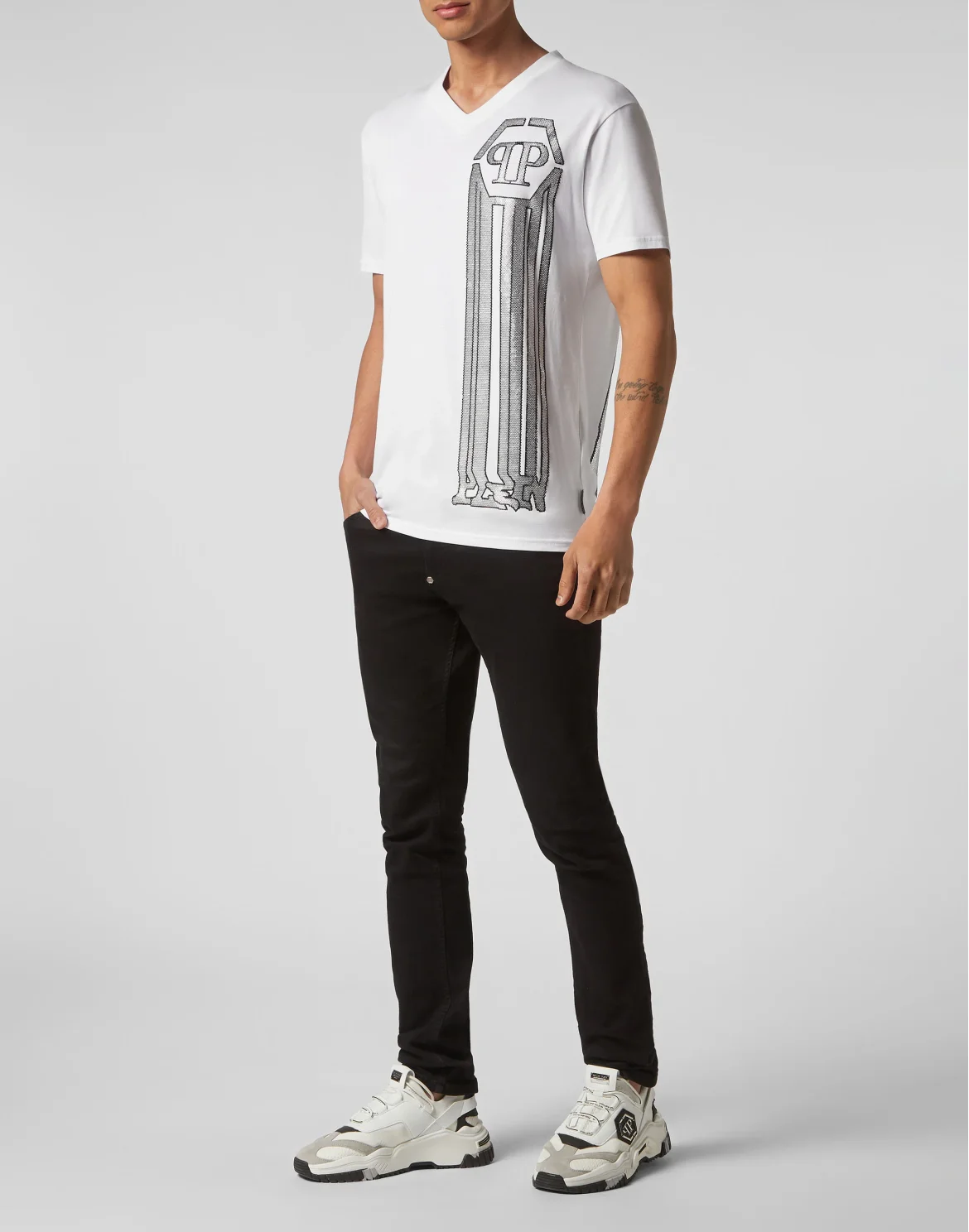 T-shirt Round Neck SS Hexagon, цвет: Белый