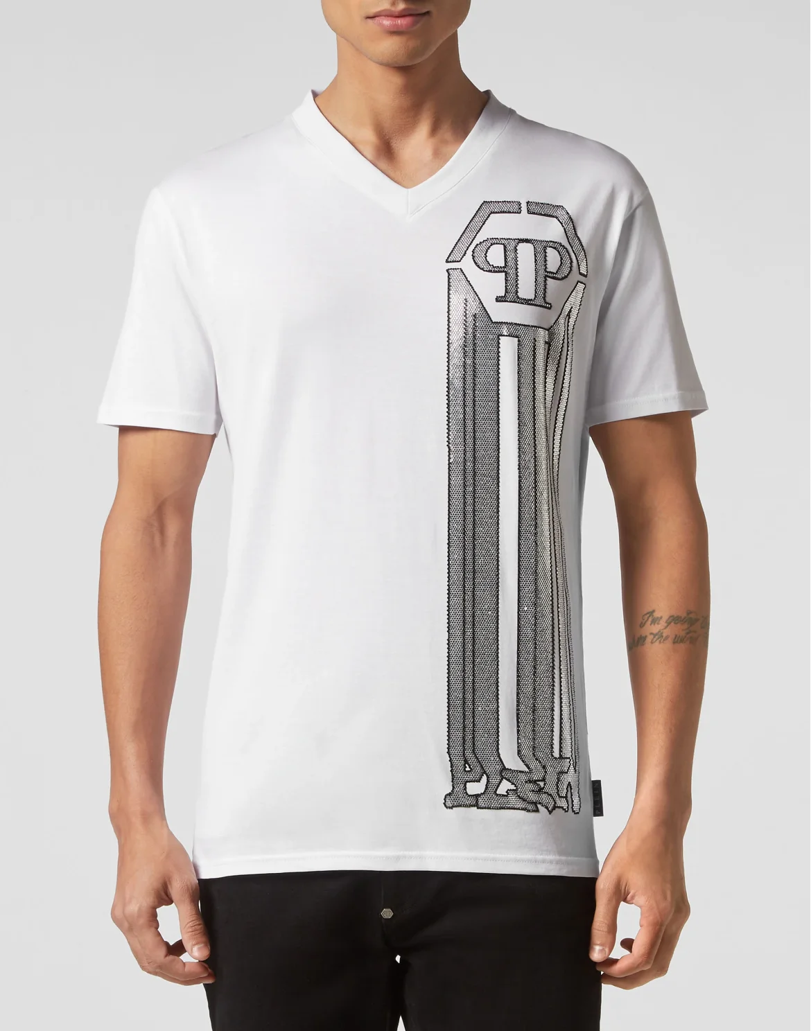 T-shirt Round Neck SS Hexagon, цвет: Белый