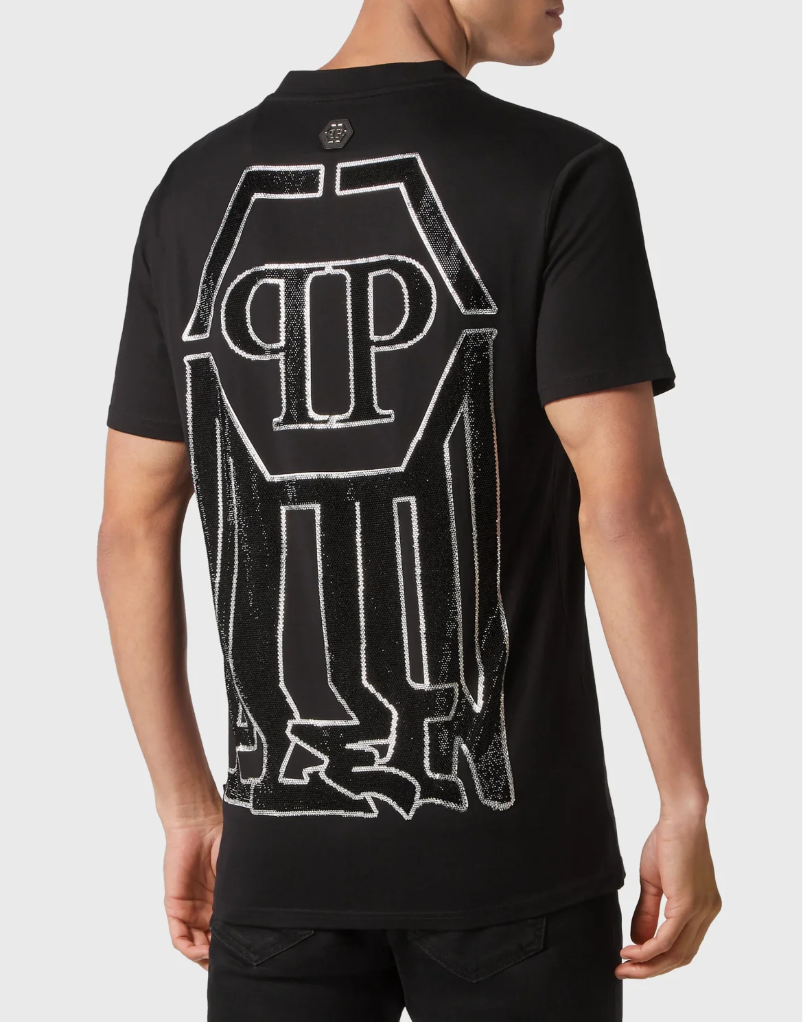 T-shirt Round Neck SS Hexagon, цвет: Черный