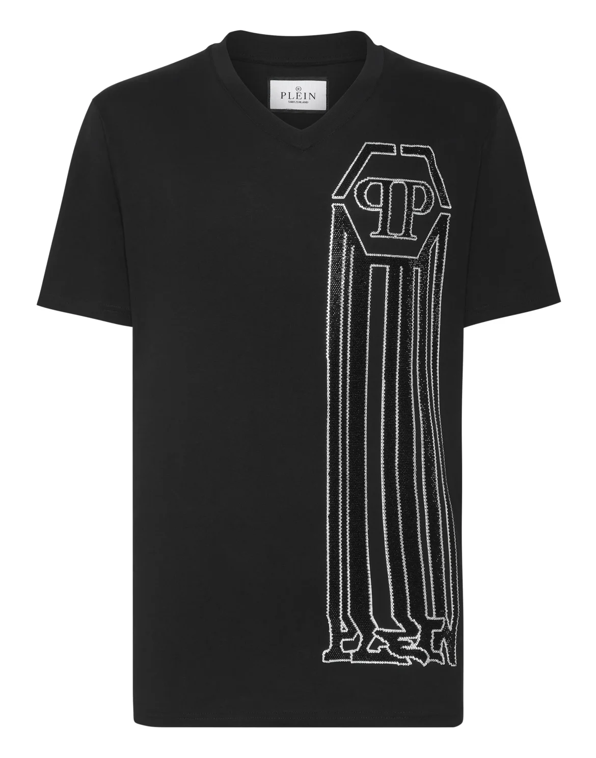 T-shirt Round Neck SS Hexagon, цвет: Черный
