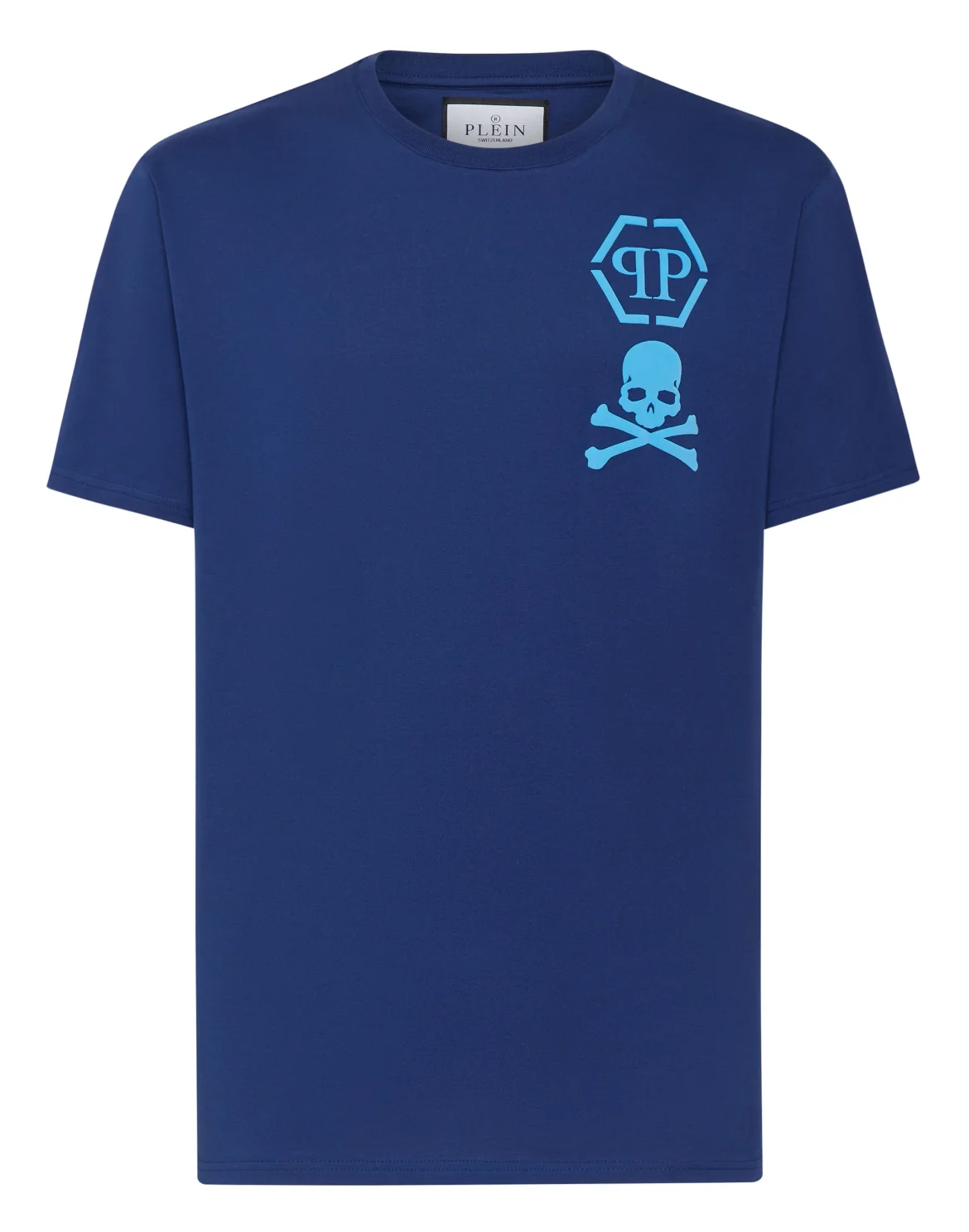 T-shirt Round Neck SS Skull&Bones, цвет: Синий