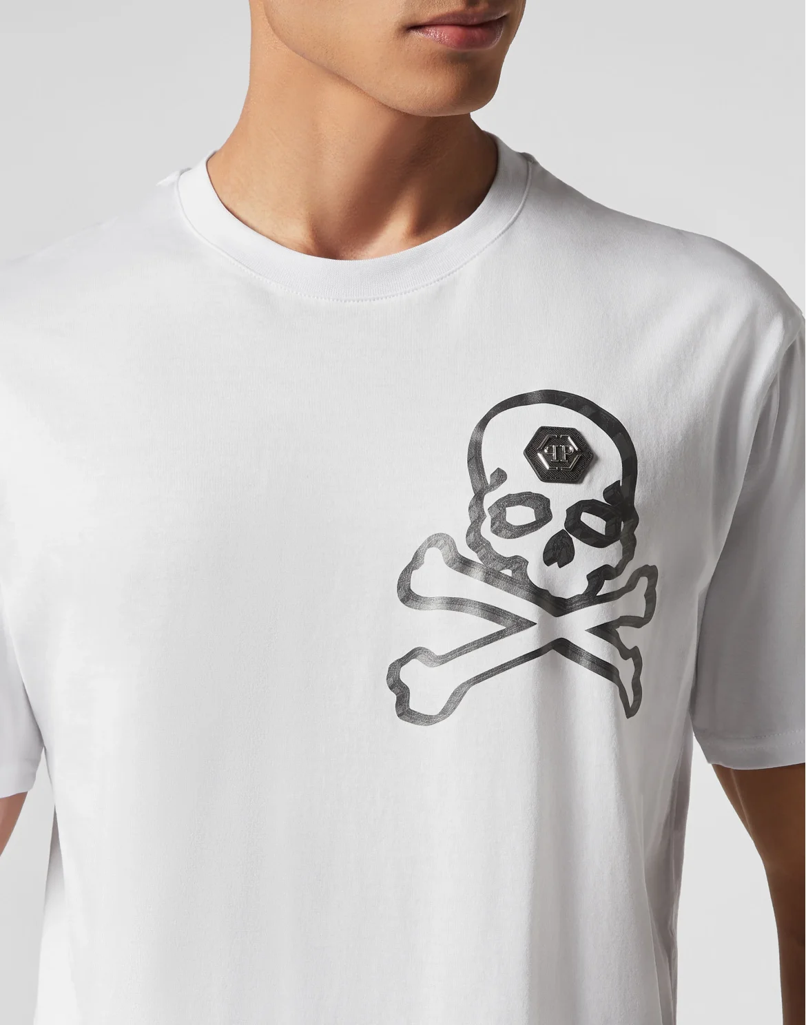 T-shirt Round Neck SS Skull&Bones, цвет: Белый
