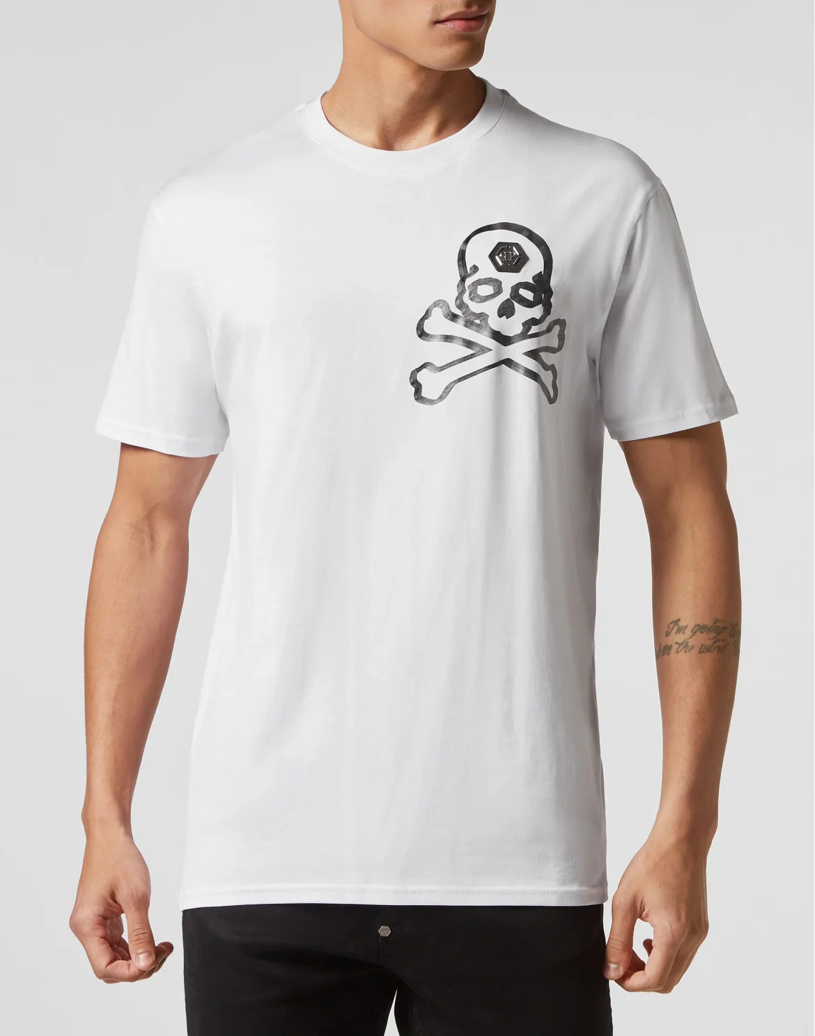 T-shirt Round Neck SS Skull&Bones, цвет: Белый