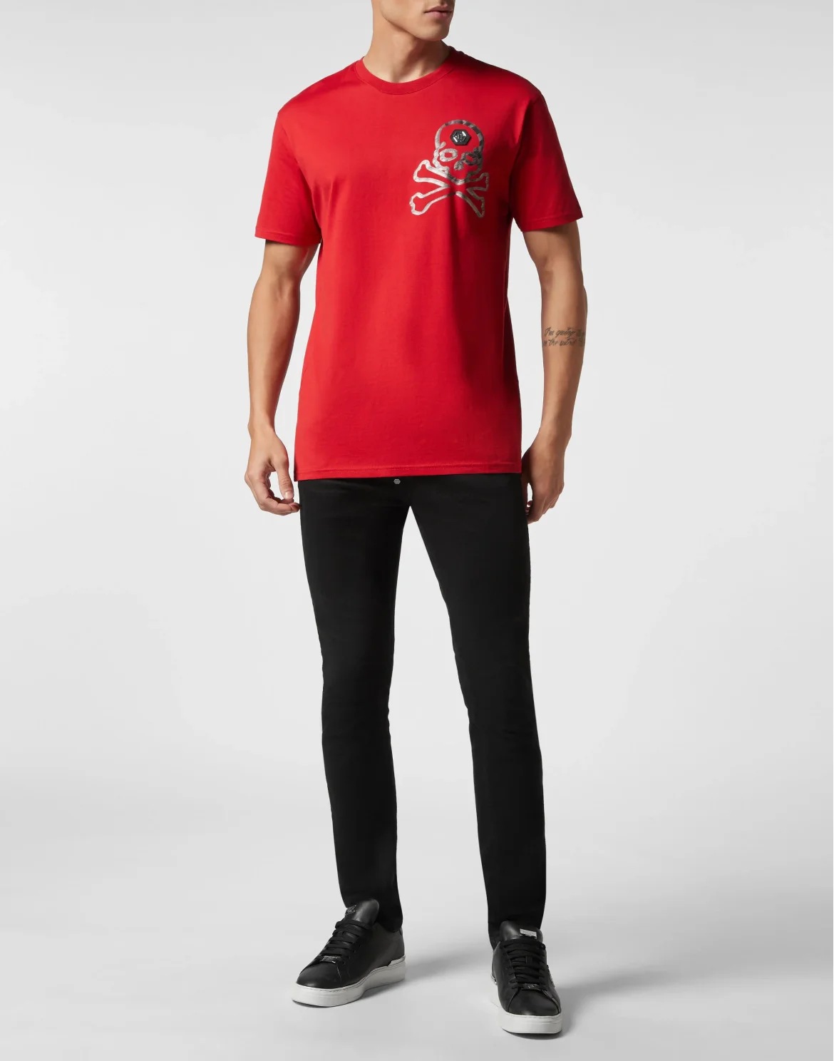 T-shirt Round Neck SS Skull&Bones, цвет: Красный