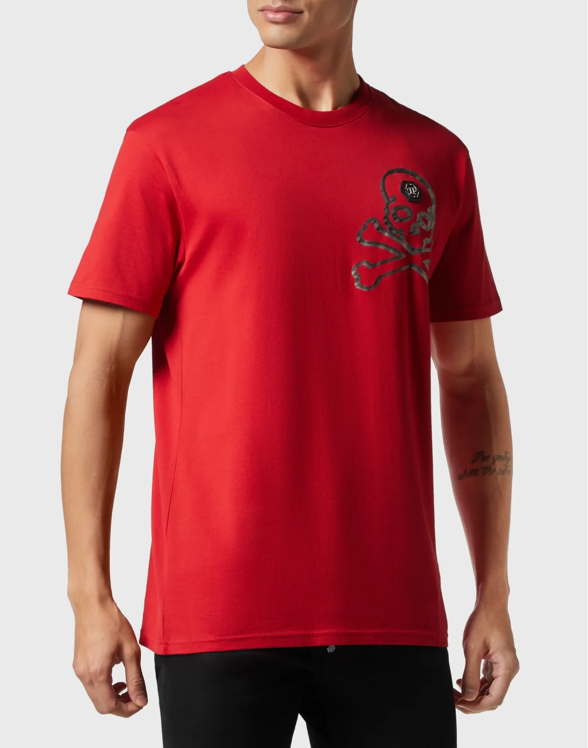 T-shirt Round Neck SS Skull&Bones, цвет: Красный