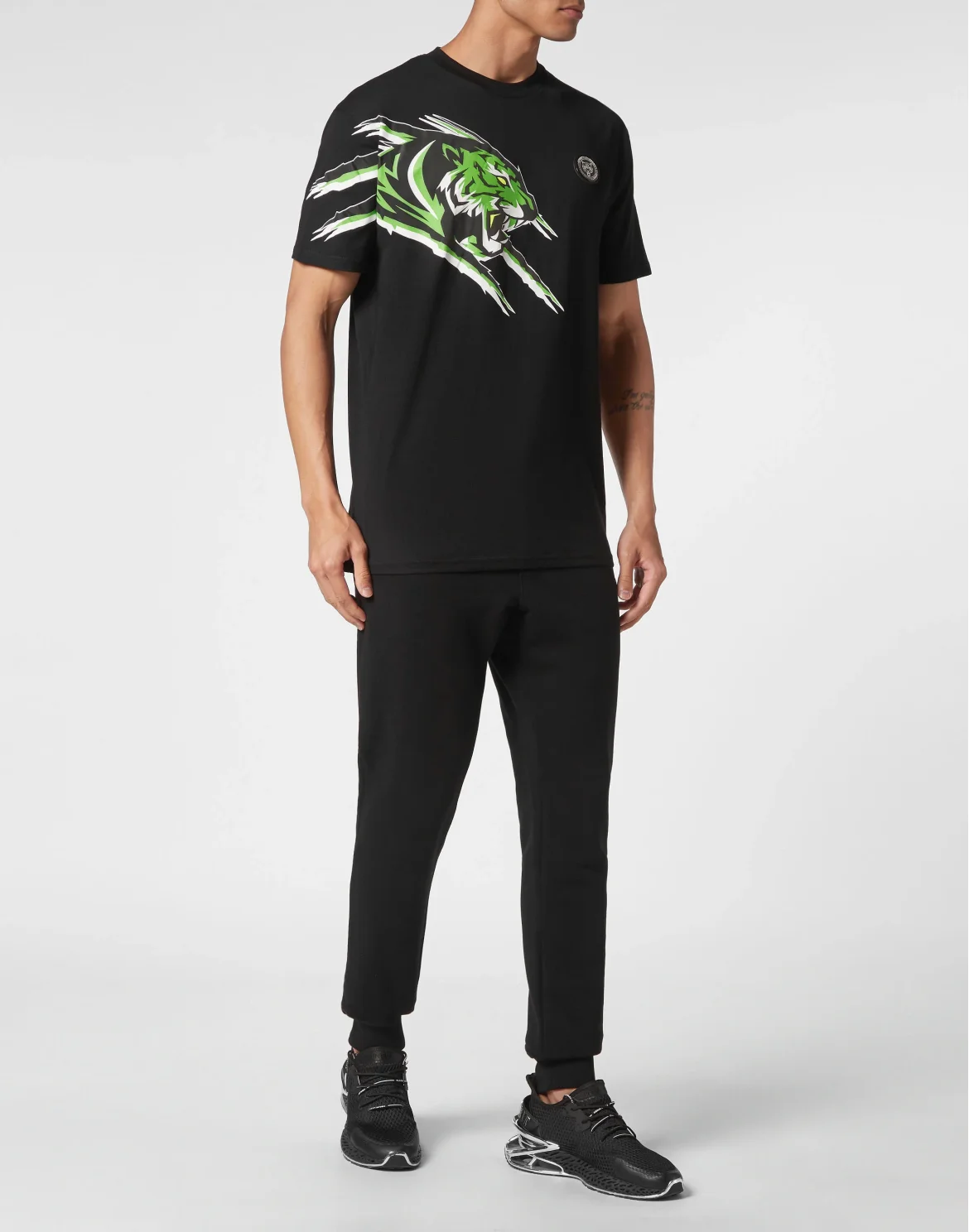 T-shirt Round Neck SS Tiger, цвет: Зеленый