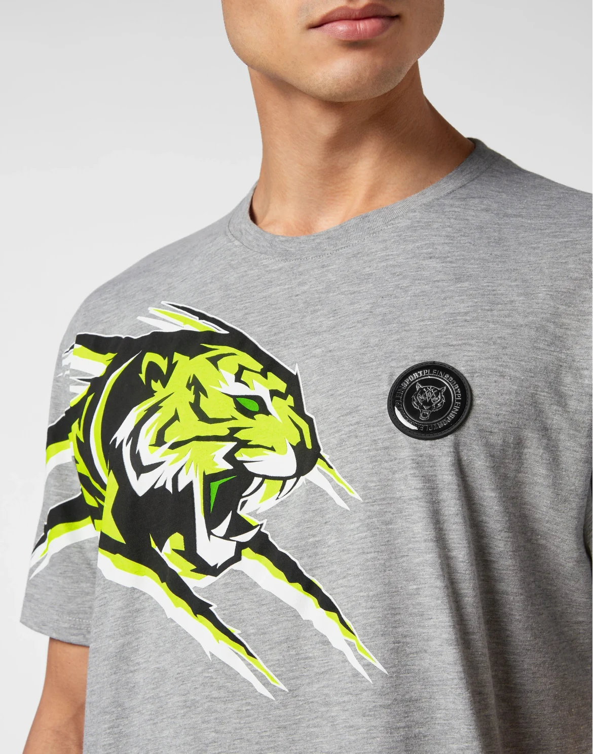 T-shirt Round Neck SS Tiger, цвет: Зеленый