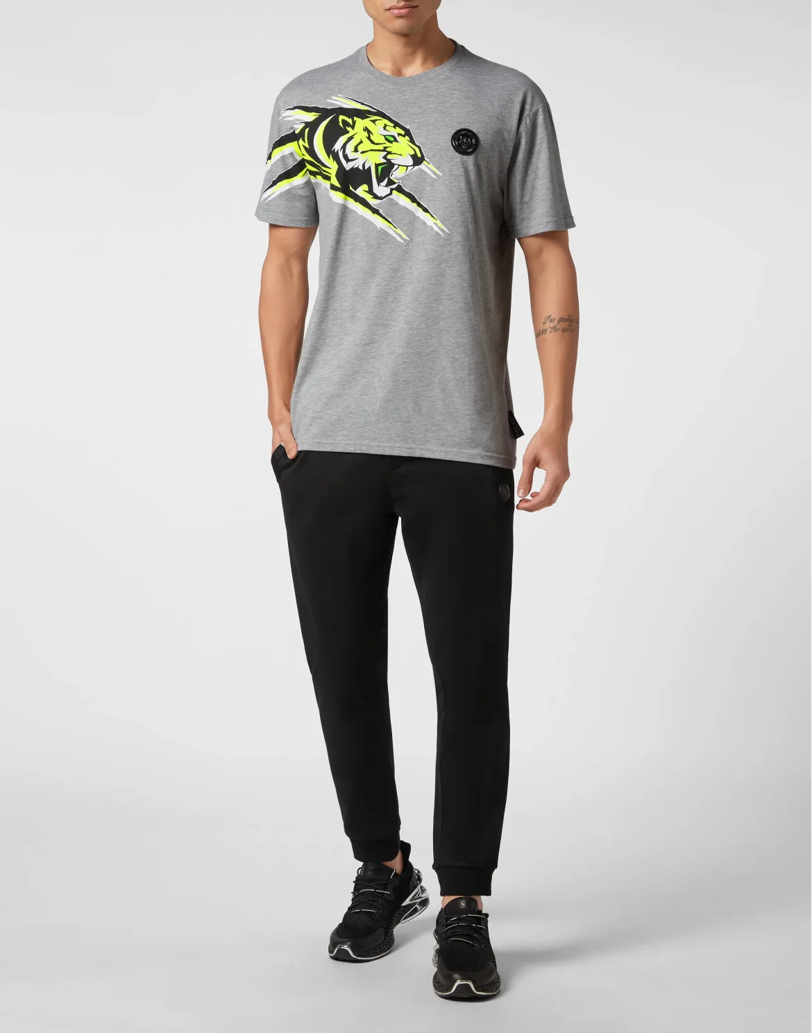 T-shirt Round Neck SS Tiger, цвет: Зеленый